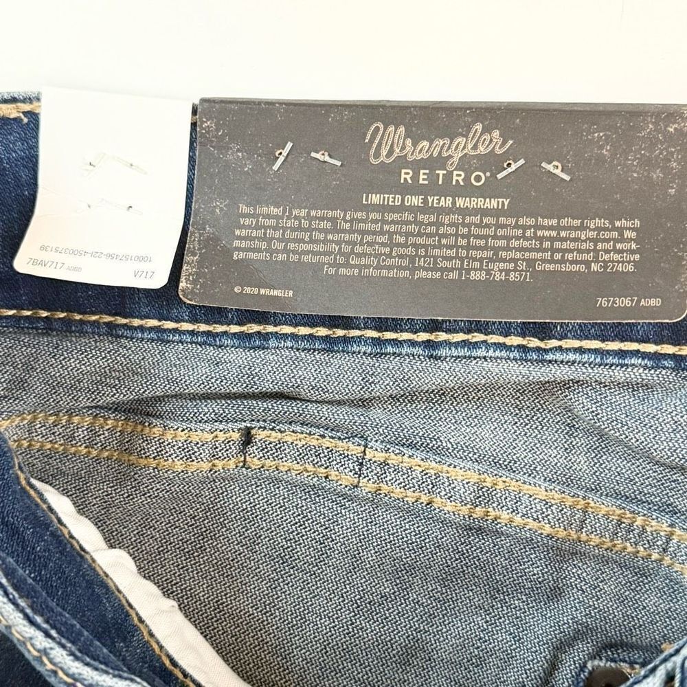Wrangler Retro Mae Mid Rise Medium Wash Bootcut Jeans - Women’s 31/30 US 11 - Picture 8 of 11
